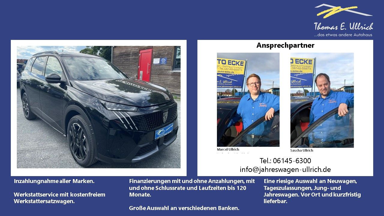 Fahrzeugabbildung Peugeot 5008 GT MHEV E-DSC+Navi+VollLED+Kamera+Sitzheizu