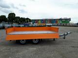 Humbaur 7,5 to Dreiseitenkipper (4x2m) + Rampenschacht - Humbaur Kipper