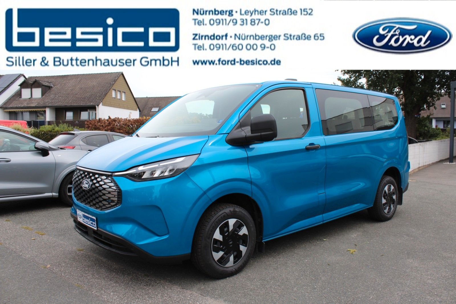 Ford E-Transit Custom Kombi 218PS*9-Sitze*AHK*