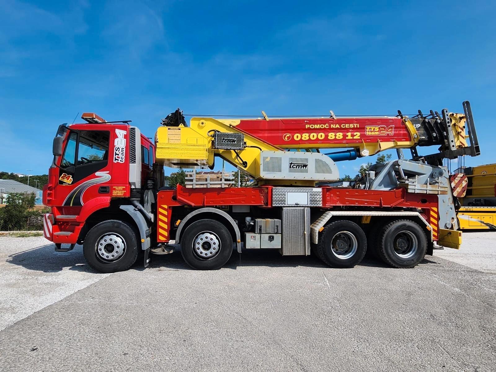 Iveco TRAKKER KRAN TCM 40 TON + BRILLE