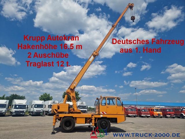 Otros Krupp 12GTT 4x4 Hakenhöhe 16m Original 16.253 Km