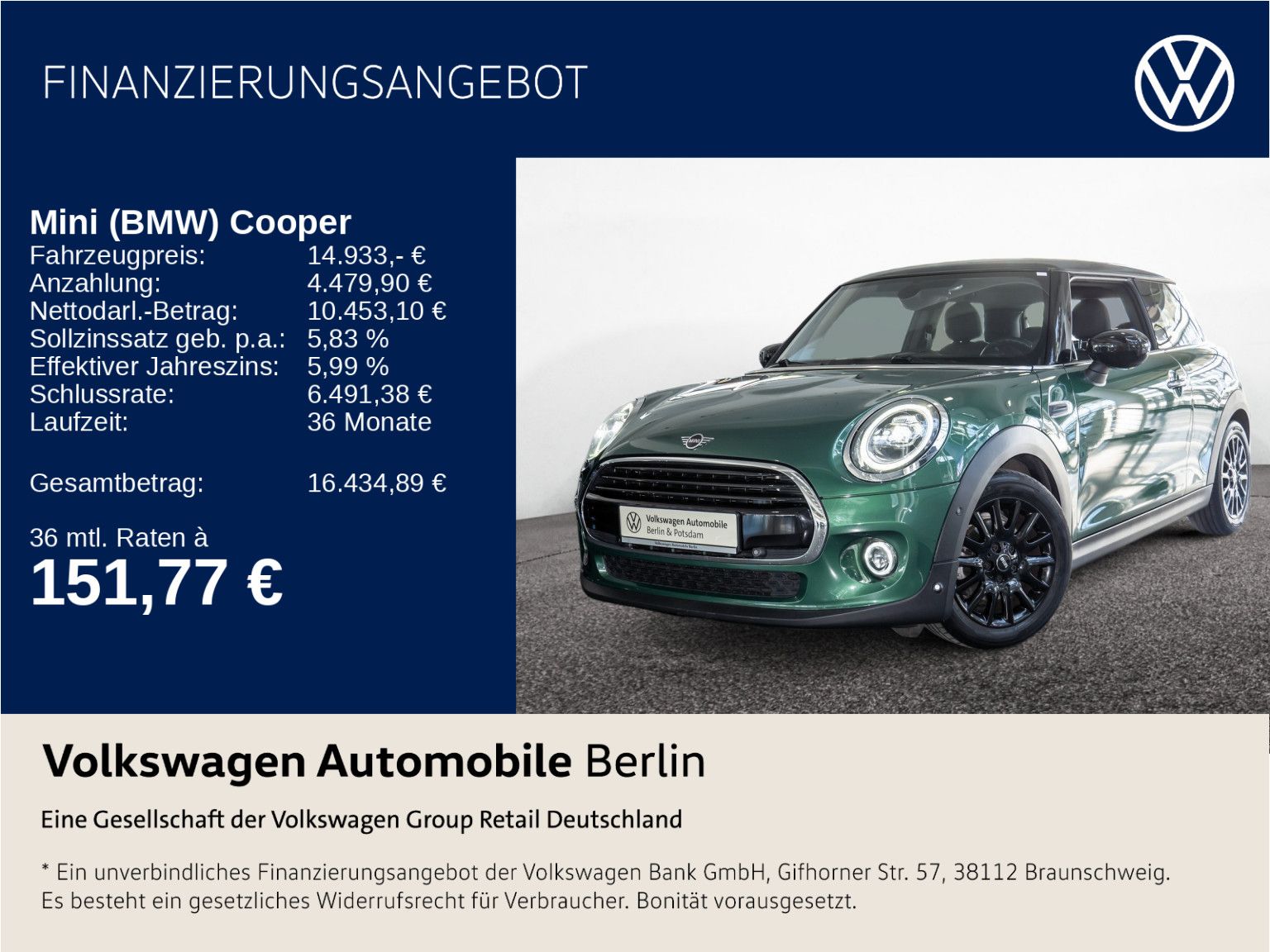 MINI Cooper Mini Cooper 1.5 PDC LED Navi Sitzhzg