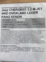 Jeep Cherokee 2.2 MJet II Active Drive I Overland... - weiße Jeep Cherokee