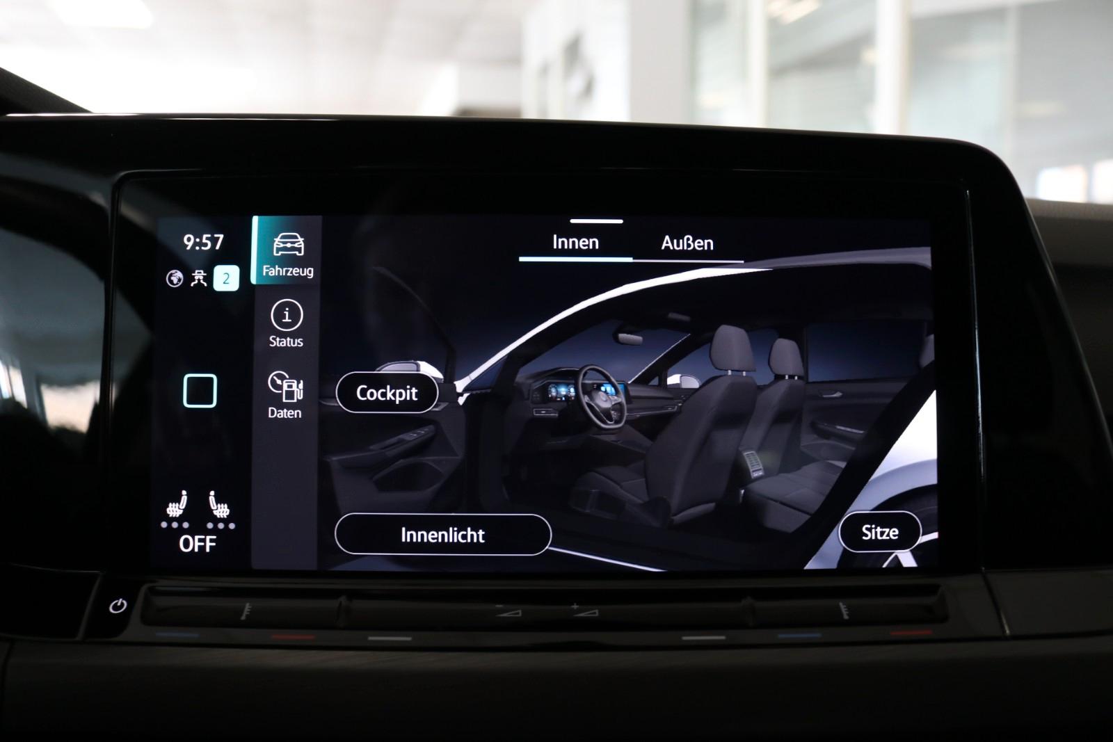 Volkswagen Golf VIII Lim. Style Kamera AHK ACC Memory, миниатюра 23