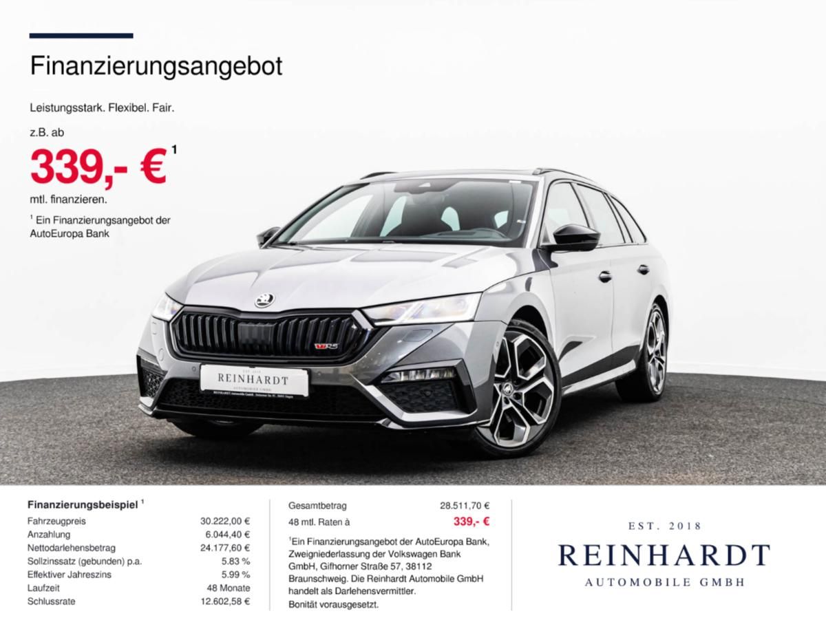 Skoda OCTAVIA COMBi RS TEMPOMAT/HuD/PANO/MASSAGE/AFS