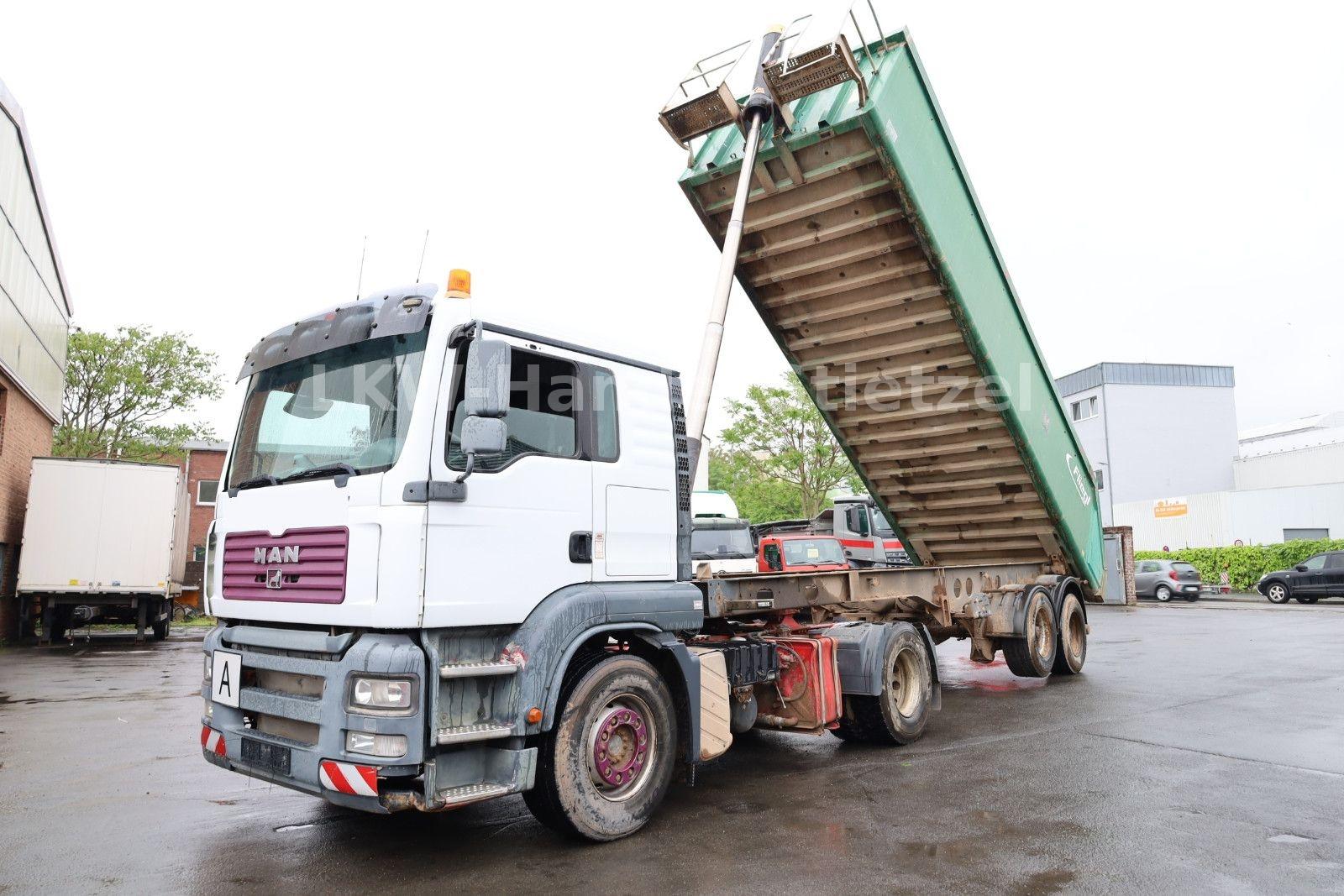 MAN TGA 18.390 4x2 BL.,+ Fliegl ZHKA 270, kpl. Zug 