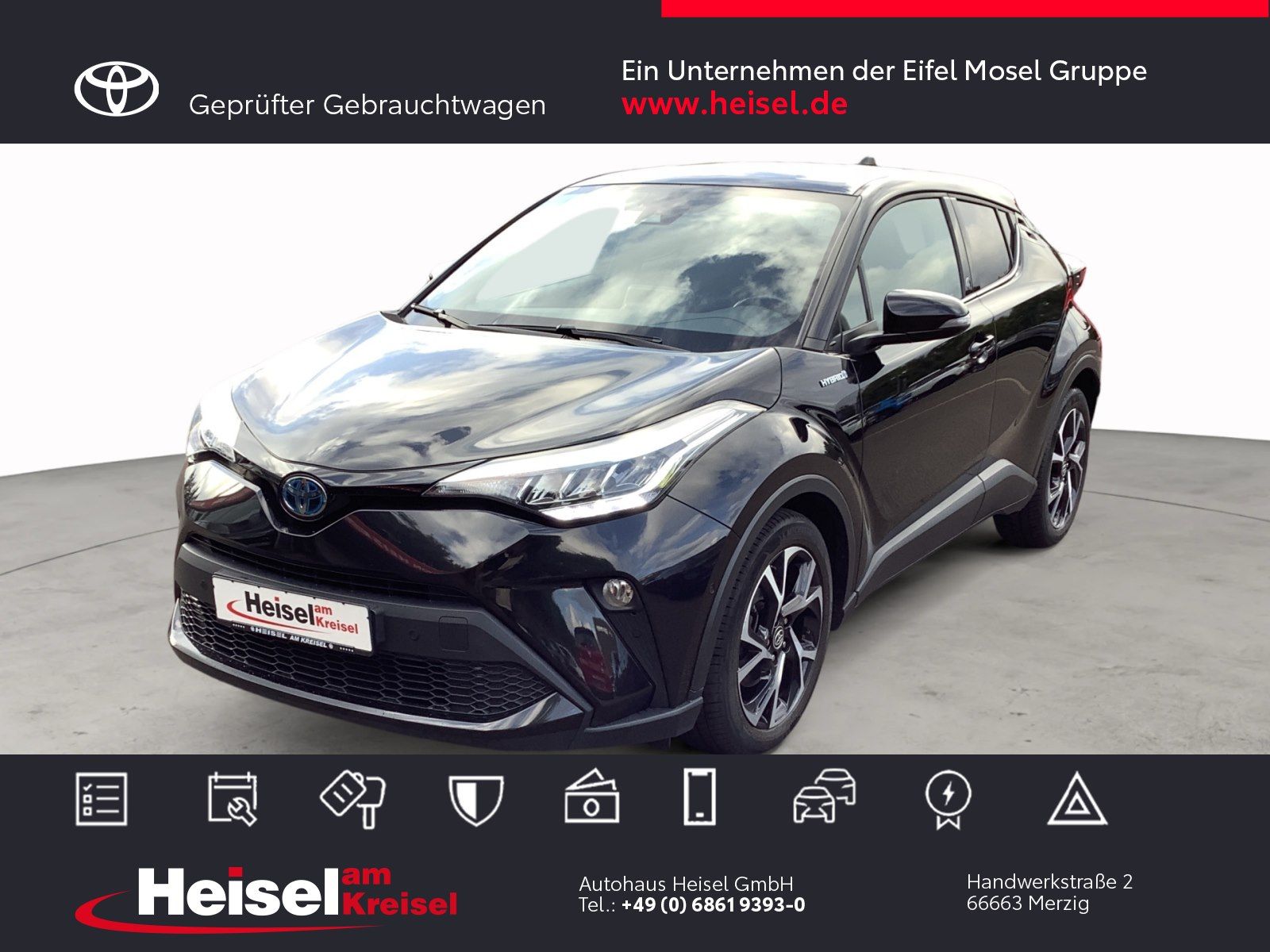 Toyota C-HR 2.0 Hybrid Team D / Rückfahrkamera