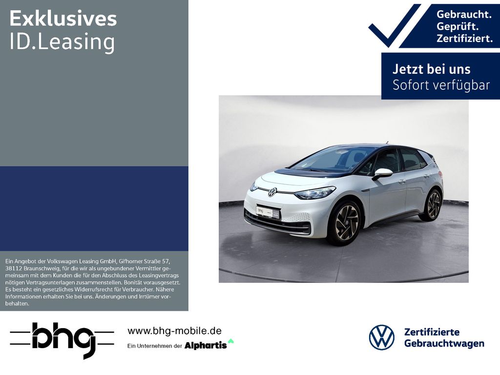 Abbildung Leasingangebot Volkswagen ID.3 Pure Performance Sport Navi connect LED Par