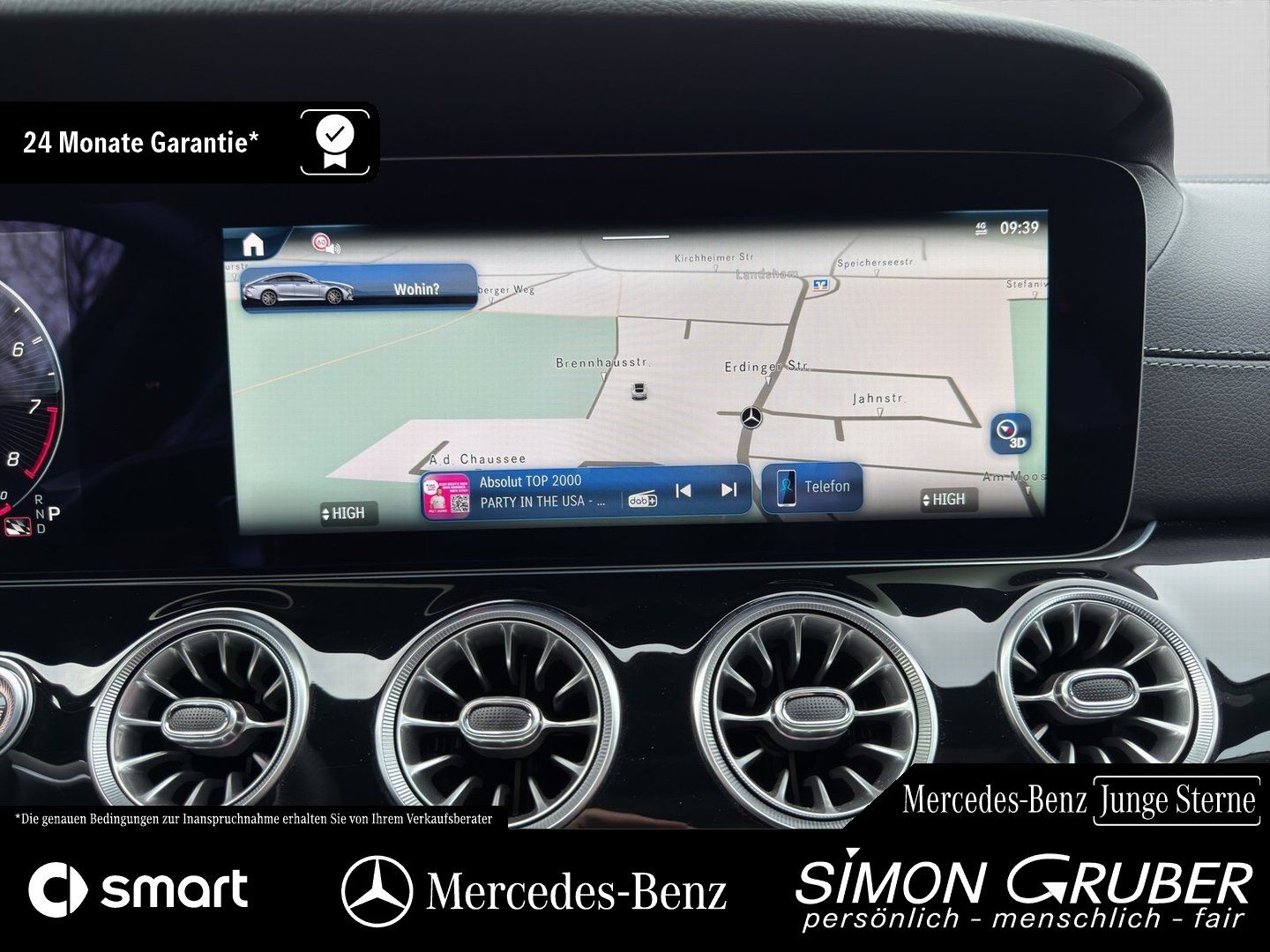 Fahrzeugabbildung Mercedes-Benz GT 63 S 4M AMG magno Nappa Burm3D HUD Mod 2025