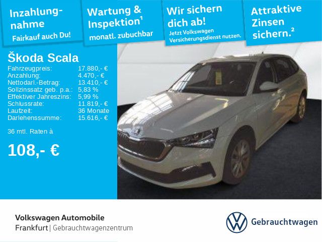 Skoda Scala 1.0 TSI Ambition Sitzheizung Einparkhilfe