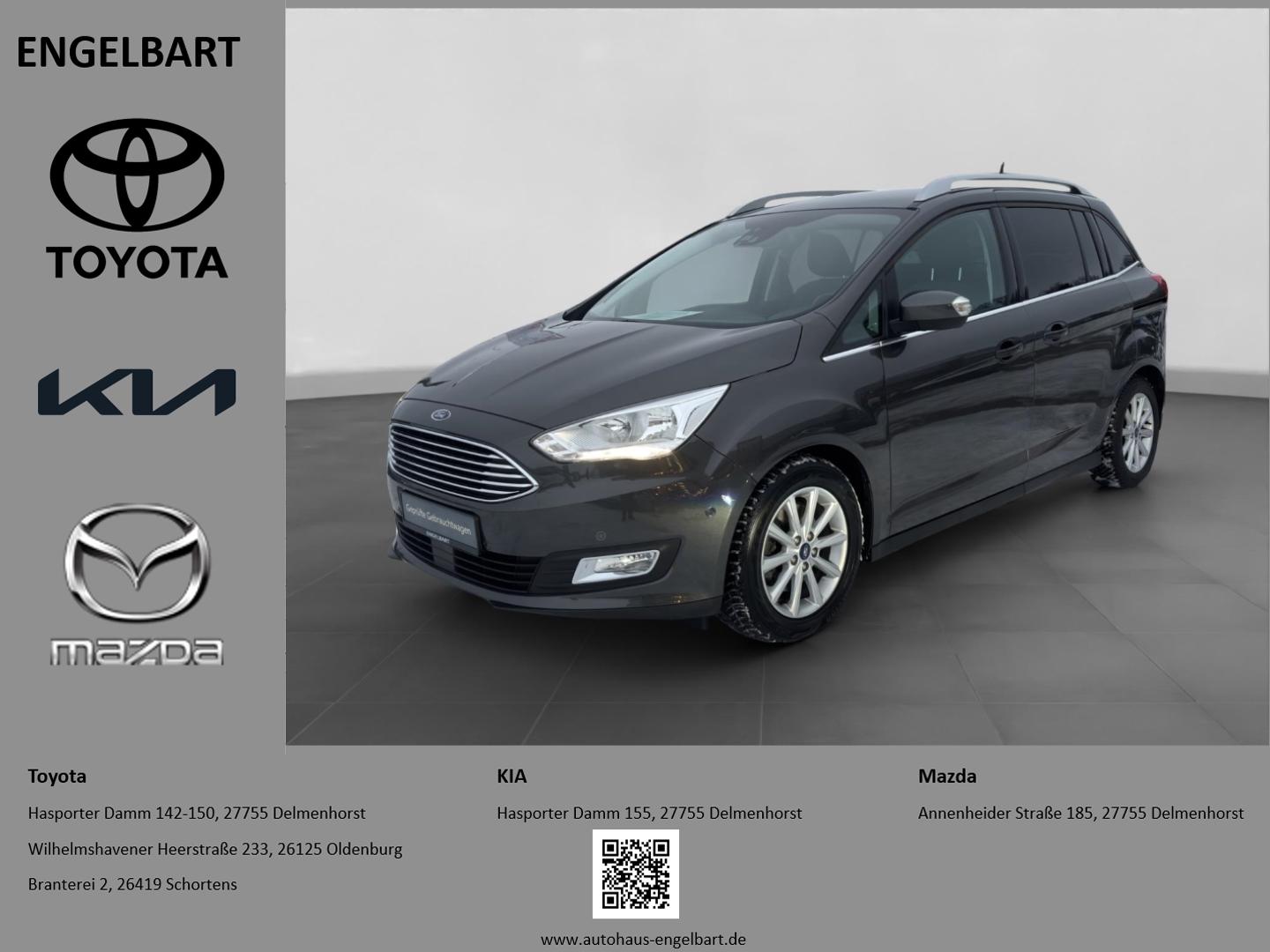 Ford C-Max Grand C-MAX 1.5 Titanium AHK-klappbar Navi