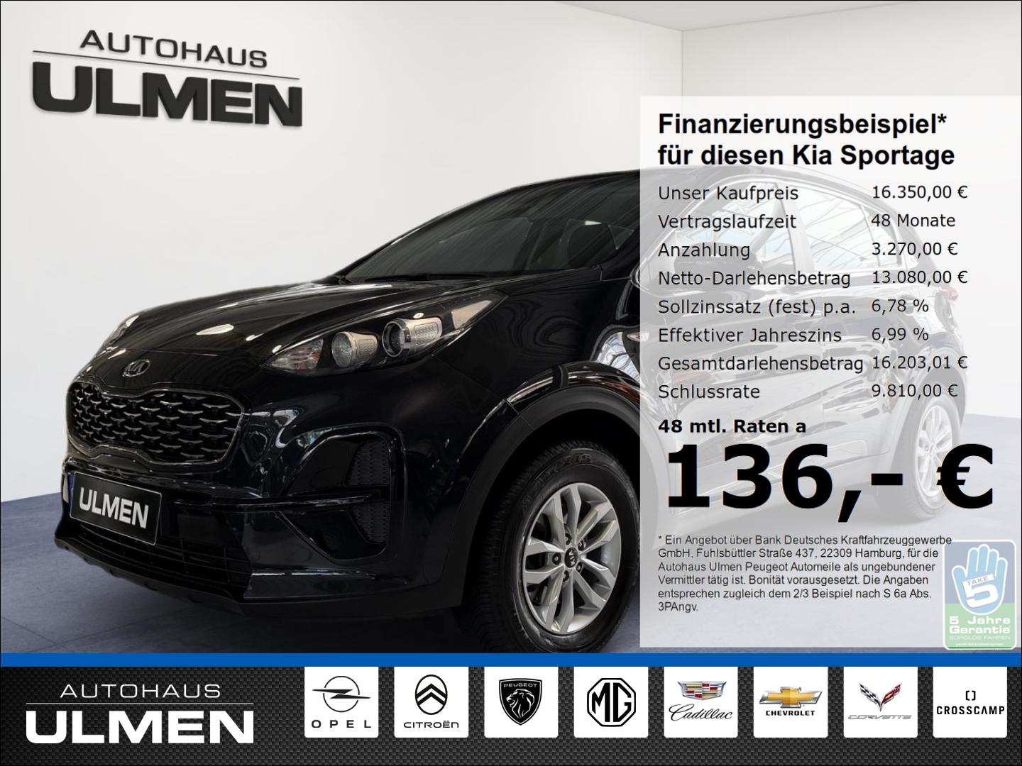 Kia Sportage Edition 7 1,6 GDI 2WD Klima Sitzheizung