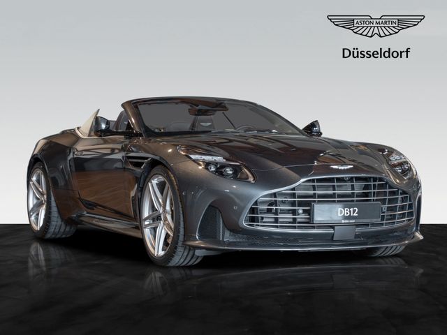 Aston Martin DB12 Volante | Chocolate Interior | Xenon Grey
