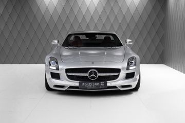 SLS AMG 6,2 V8 Coupe SILVER/RED B&amp;O SOUND