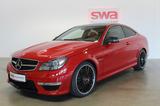 Mercedes-Benz C 63 AMG Coupé !!! TOP !!! Original 15.190 km - rote Mercedes-Benz C 63 AMG