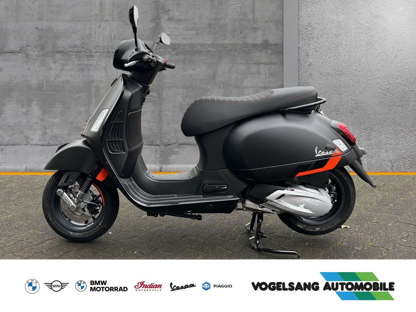 Fahrzeugabbildung Vespa GTS 125 Super Sport, Black Parts, Voll LED, Keyl