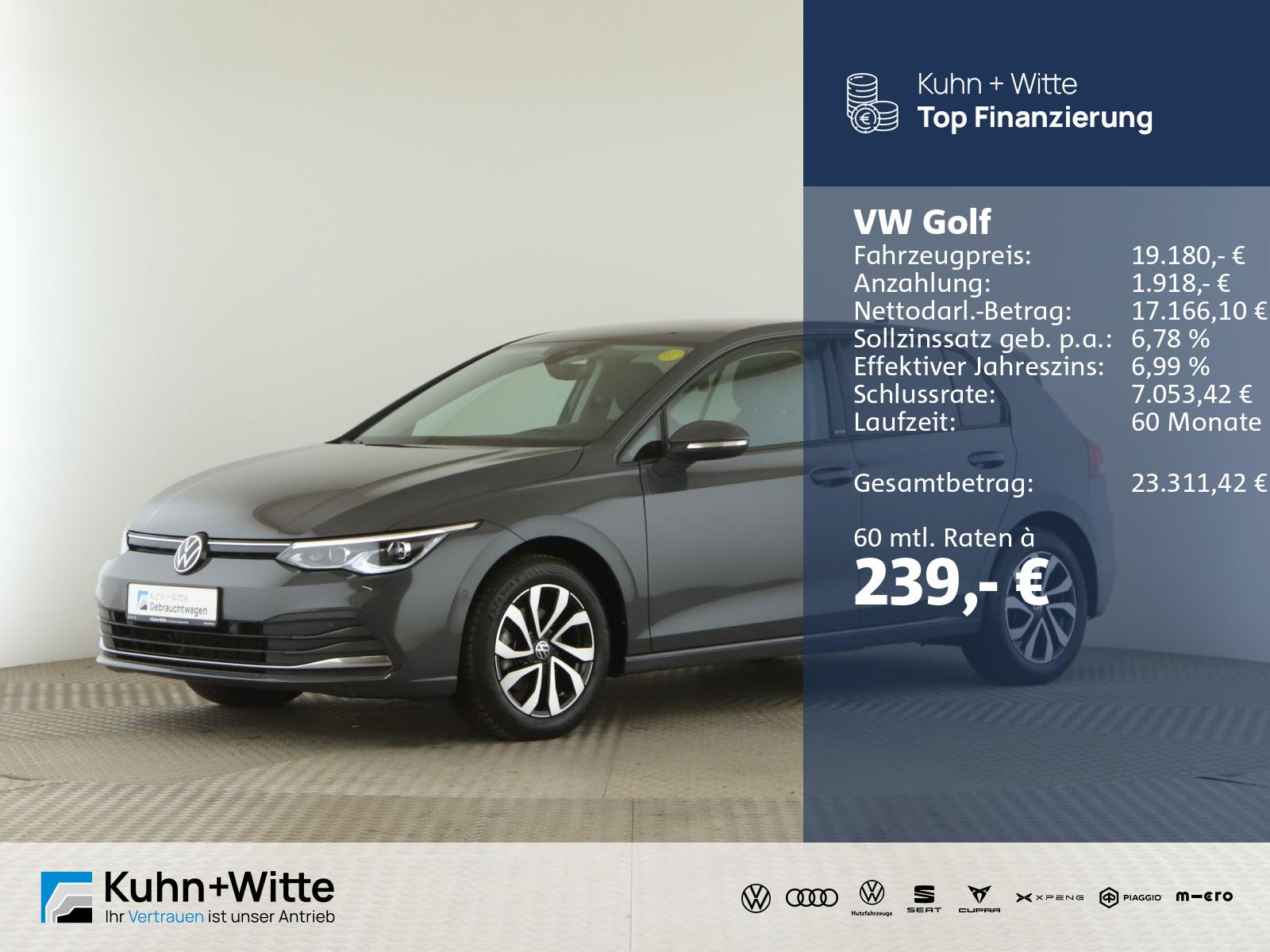 Volkswagen Golf VIII 1.5 TSI Active LED+RFK+Navi+StandH