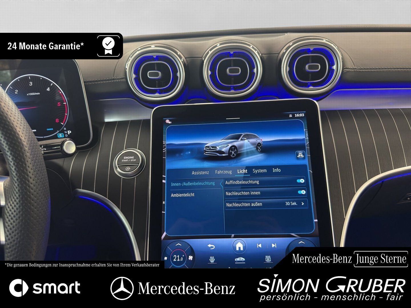 Fahrzeugabbildung Mercedes-Benz C 200 Td Edition AMG Line Memory LED 360 AHK