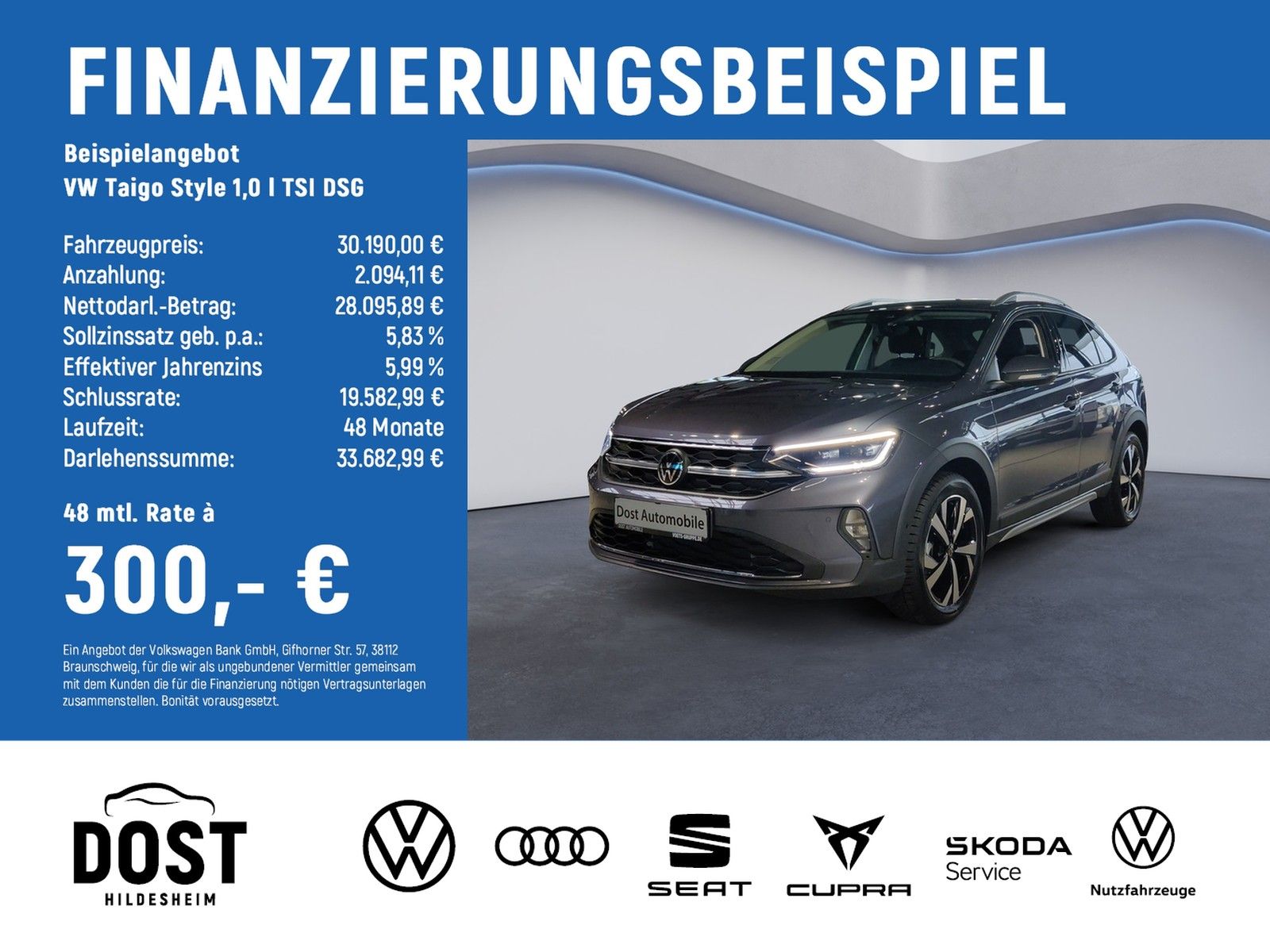 Volkswagen Taigo Style 1,0 l TSI DSG IQ.LIGHT+KAMERA+AHK