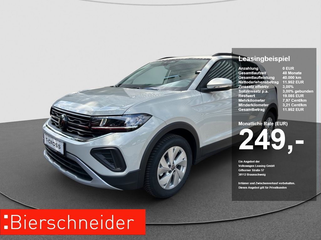 T-Cross 1.0 TSI DSG Life AHK LEDER NAVI KAMERA S