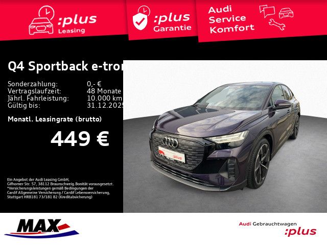Q4 Sportback e-tron 45 QUATT S LINE+MATRIX+AHK+