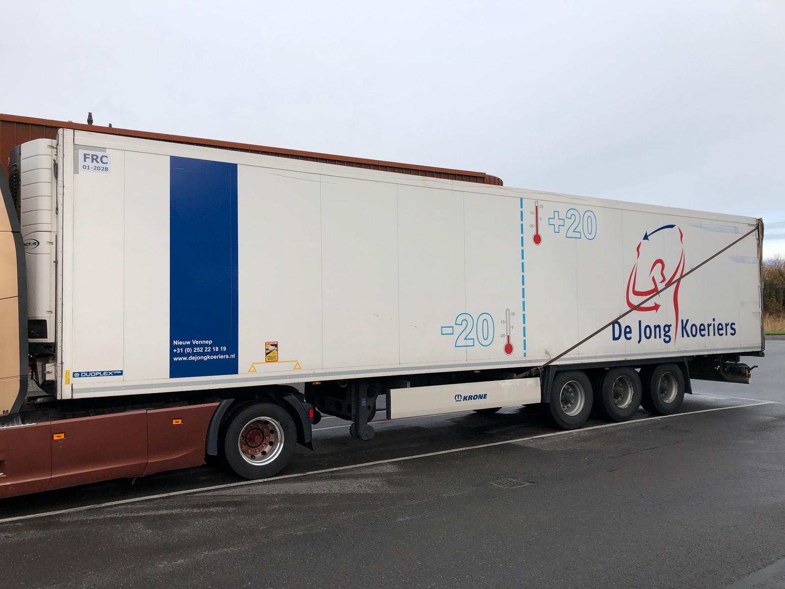 Krone Kuhlauflieger doppelstock mit Carrier Vector 155