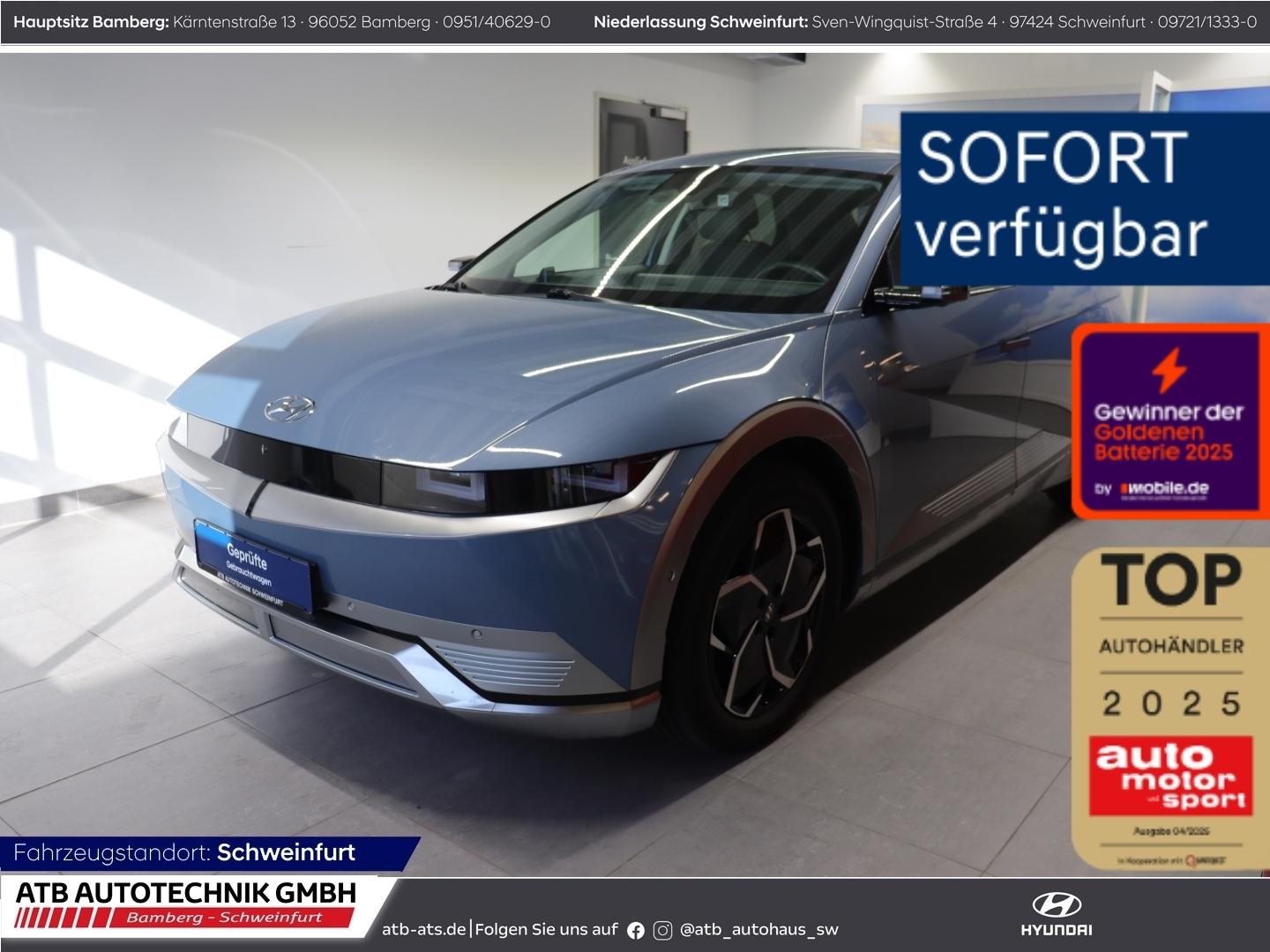 Hyundai IONIQ 5 77,4 kWh UNIQ 4WD 97,7% SOH HUD El. Fond