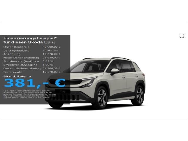 Skoda Epiq 55 Selection E-Auto-Förderung möglich