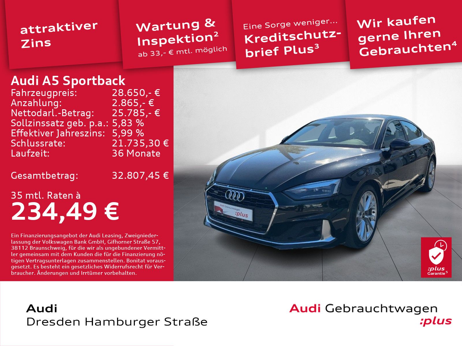 Audi A5 Sportback Advanced 50 TDI quattro tiptronic foto 2