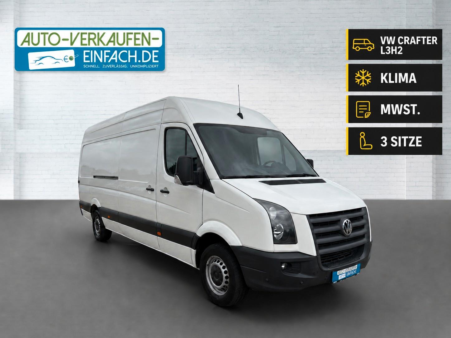 Volkswagen Crafter 2,5 TDI,L3H2,AHK,Klima,3S,PDC