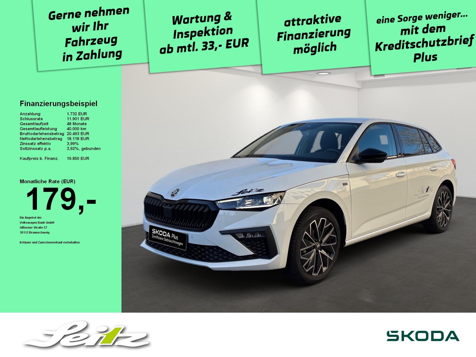 Skoda Scala 1.0 TSI Selection *MATRIX*KAMERA*SITZH*