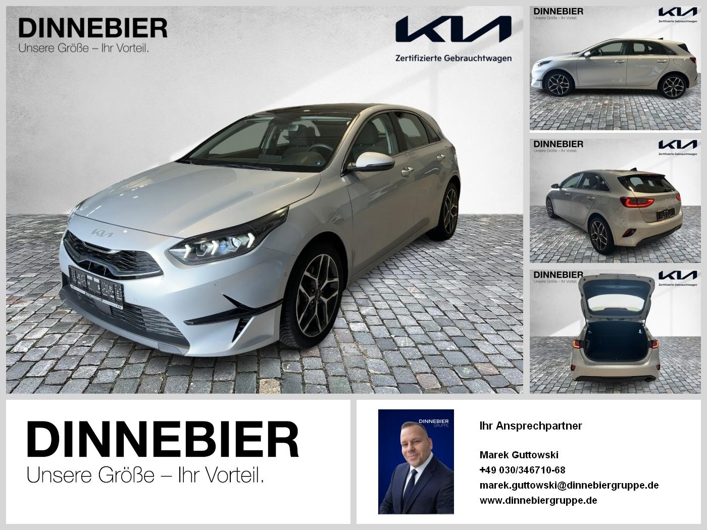Kia cee'd 1.5T Spirit Glasdach+LED+Navi+Kamera