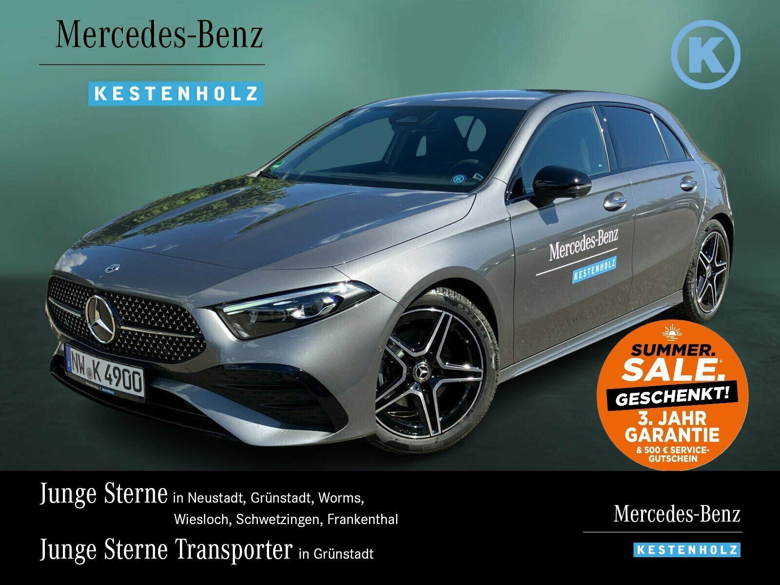 Mercedes-Benz A 200 AMG+DISTRO+MEMORY+STANDHZ+AHK+MLED+NIGHT