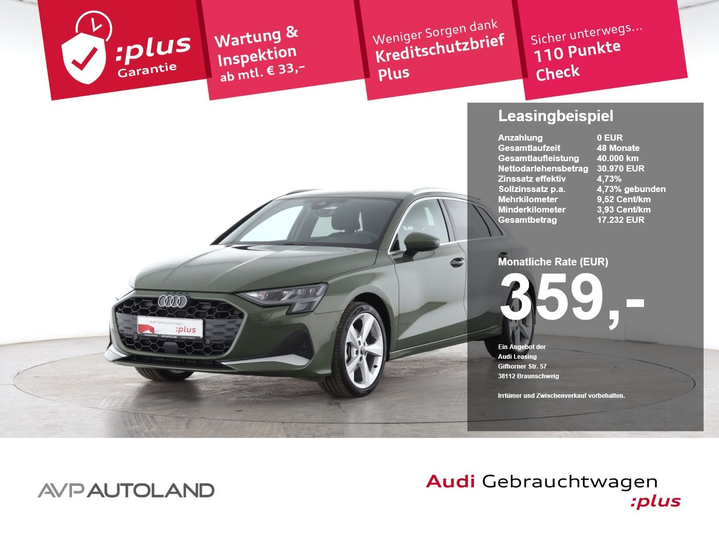 Audi A3 Sportback 30 TFSI S tronic advanced | NAVI |