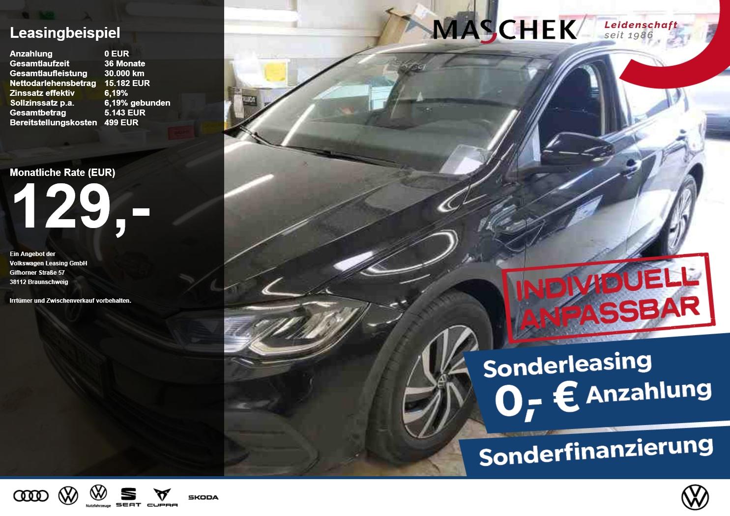 Volkswagen Polo Life 1.0 TSI Sonderleasing! RearView Sitzh.