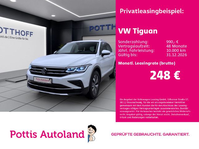 Abbildung Leasingangebot Volkswagen Tiguan 1.4 TSI eHybrid DSG ELEGANCE NAVI IQ.LIGH