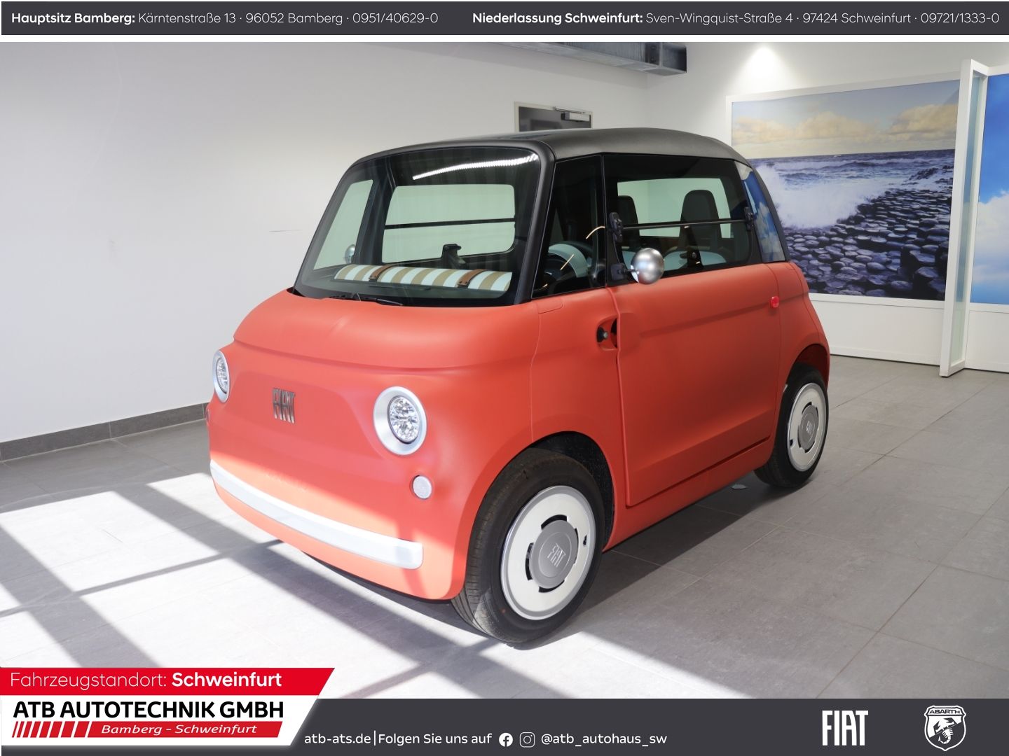Fahrzeugabbildung Fiat Topolino MY26 7kWh 8,2PS /Fahrbar ab 15 Jahre!