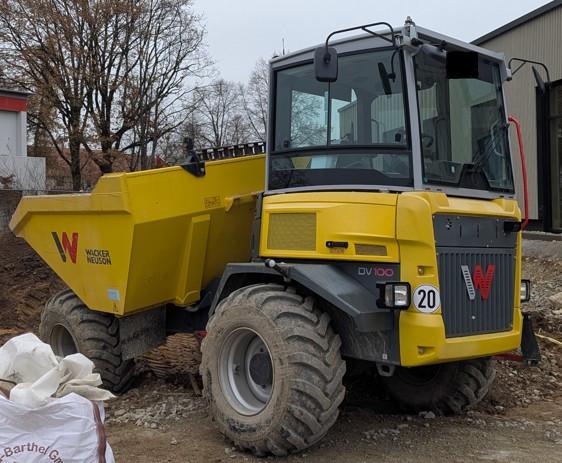 Wacker DV 100 Dual View Allrad Straßenzulasung 1380 bh