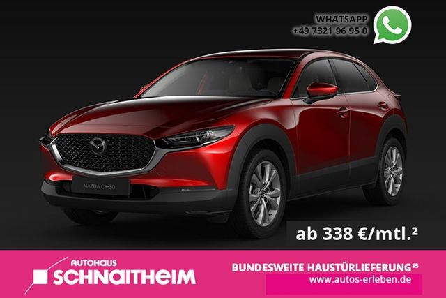 Ein Mazda CX-30 der zum Leasing angeboten wird.