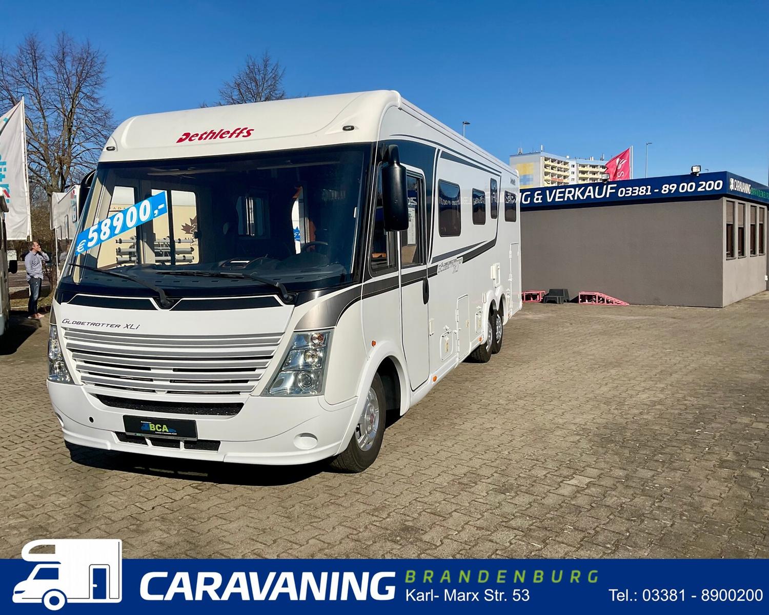 Dethleffs Globetrotter XL I 7850 1.HD#HUBSTÜTZEN#LUFTF#TV