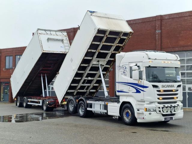 Scania R580 V8 Highline 6x2 Tipper - Truck + Trailer -