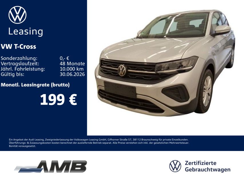 T-Cross 1.0 TSI LED/digi.C/Sitzhzg/bis08.2030Gar