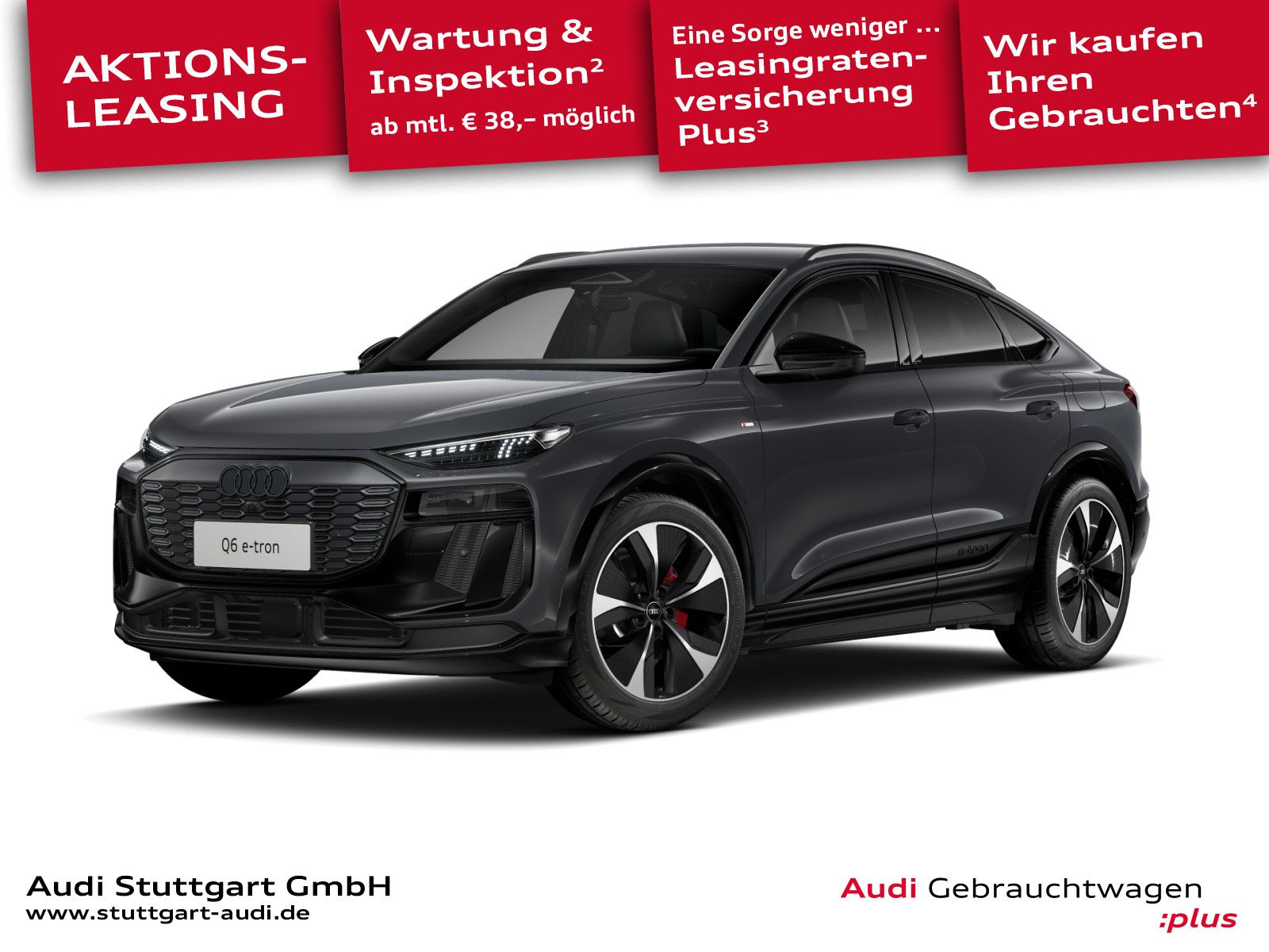 Audi Q6 Sportback e-tron edition one grey 185 kW