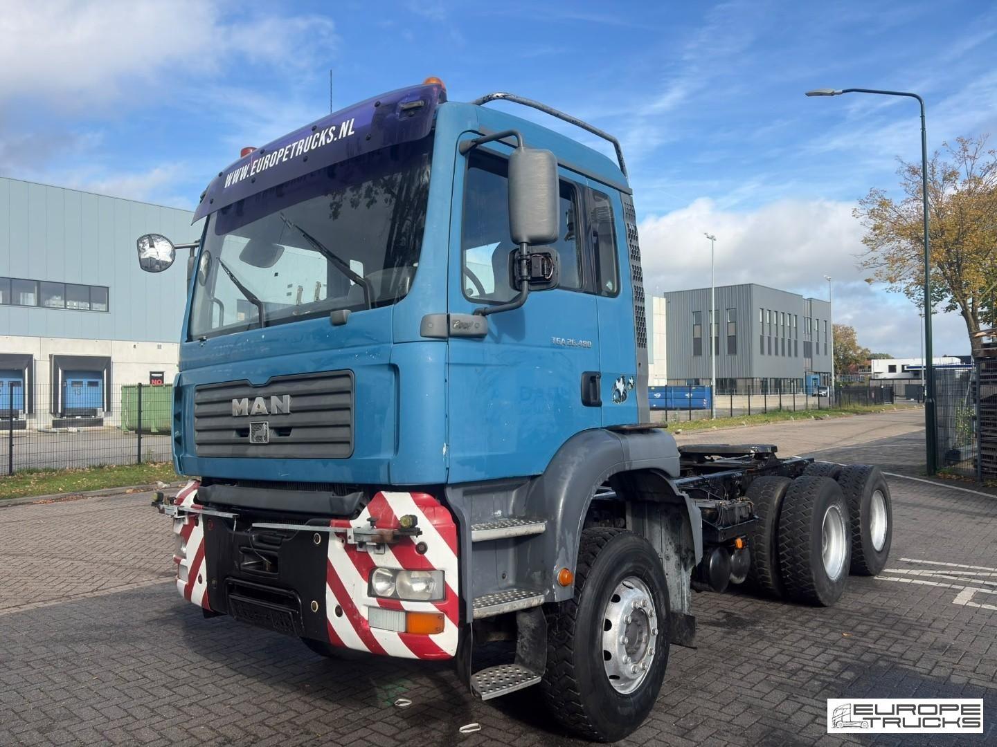 MAN TGA 26.480 Steel/Air - Manual - Airco - 6x4