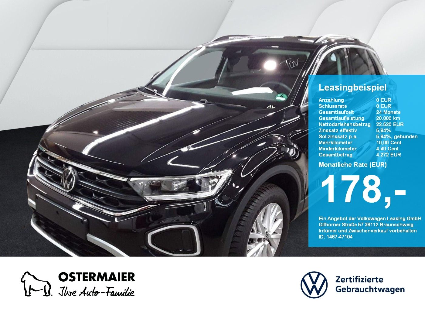 Volkswagen T-Roc LIFE 1.0TSI 116PS LED.NAVI.PDC.SHZG.APP-C
