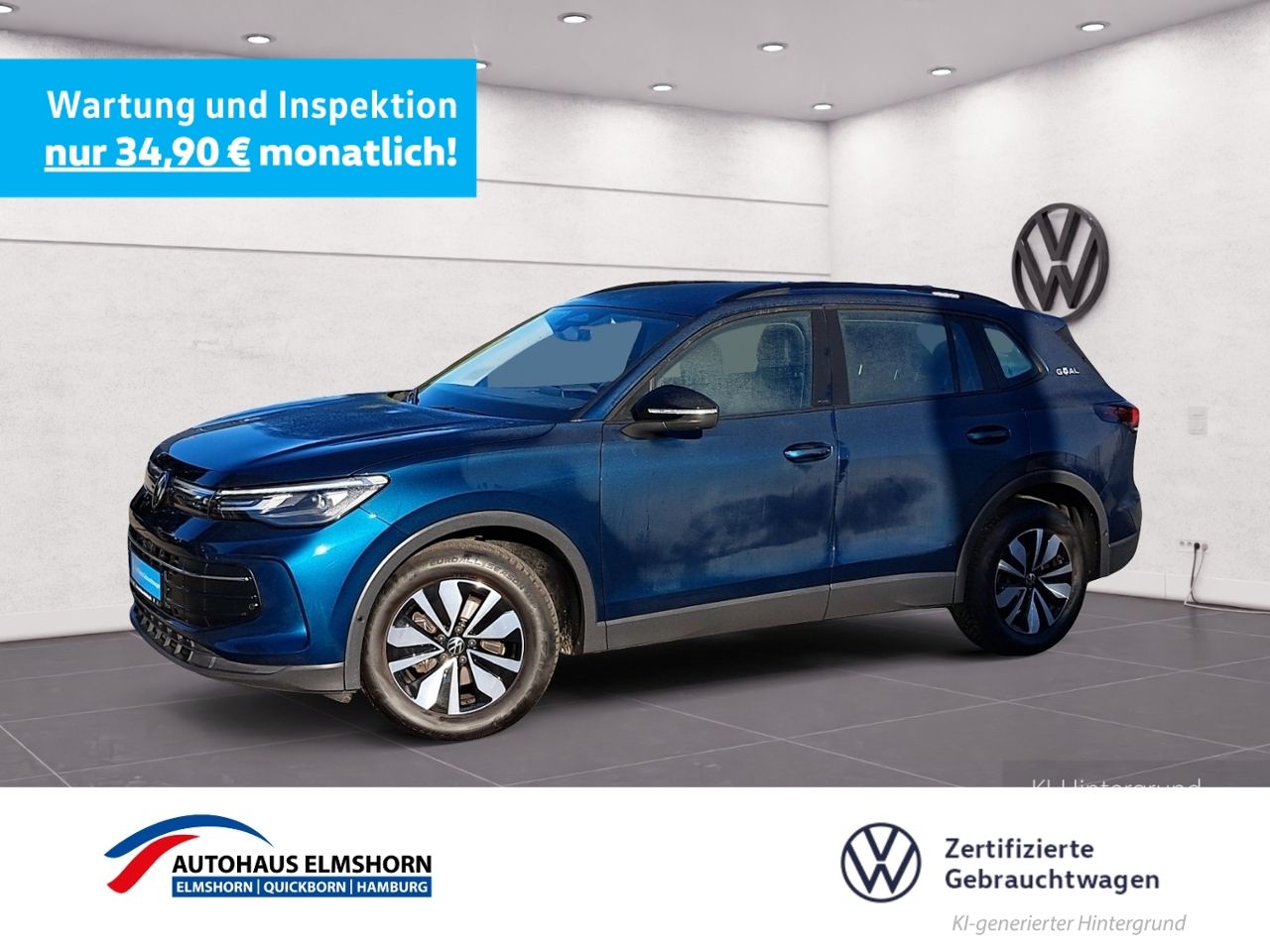 Volkswagen Tiguan Goal 1.5 eTSI DSG AHK NAV 4xKAM GJ-REIF A foto 1