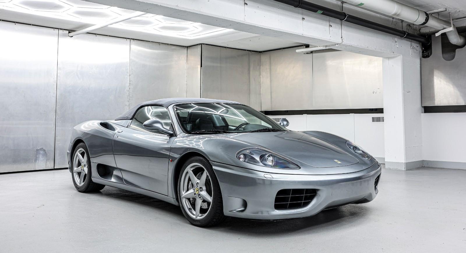 Ferrari 360 Spider F1 Grigio Titanio Sammlerzustand