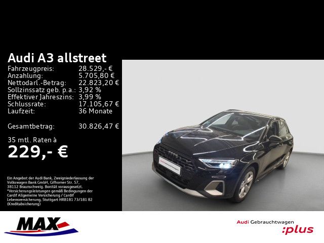 A3 allstreet TFSI LED+KAMERA+AHK+VCP+PDC+APP+