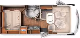 Carthago C1-tourer Edition+ I 142 QB SAT/Hubbett/Markise - Carthago Integrierter