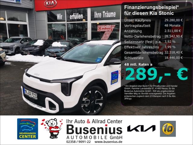 Kia Stonic 1.0T DCT GTL +Kamera+SHZ+LED+17Zoll